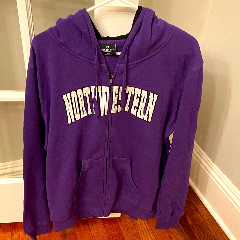 Womens XL Northwestern zip up sweatshirt (BRAND NEW)